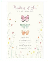 Thinking Of You Mother's Day Card - Thinking Of You On Mother's Day Butterflies